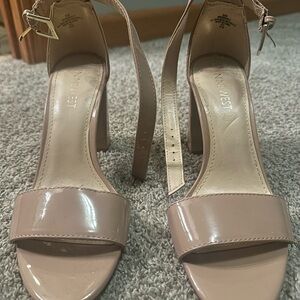 Nine West Women's Nude Heeled Sandals